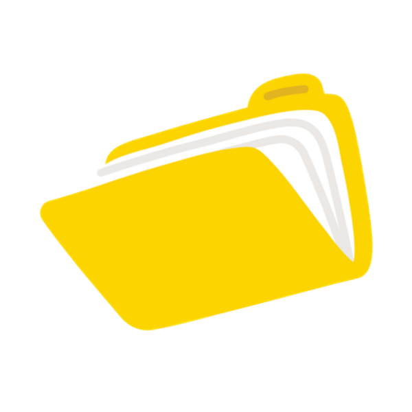 Illustration d'un livre en jaune