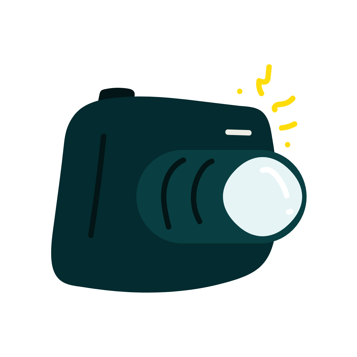 Le dessin d'une caméra